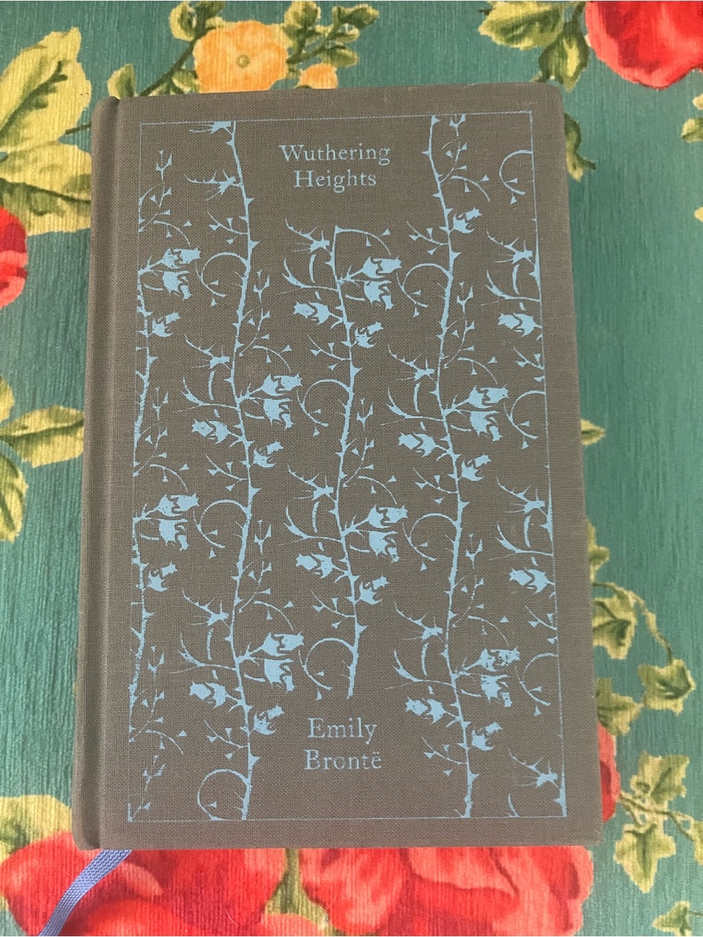 Anthropologie Penguin -Wuthering Heights Hardcover Book - Blue cloth